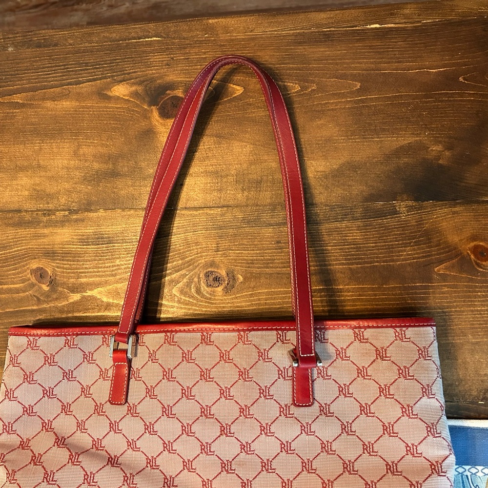 Lauren Ralph Lauren Canvas Tote - Picture 11 of 11